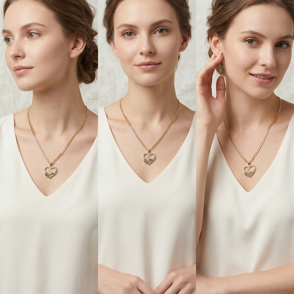 Elegant gold-plated chain, waterproof, sweatproof, and chlorine-resistant